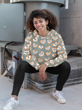 Love Question Mark Gray Women's Hoodie